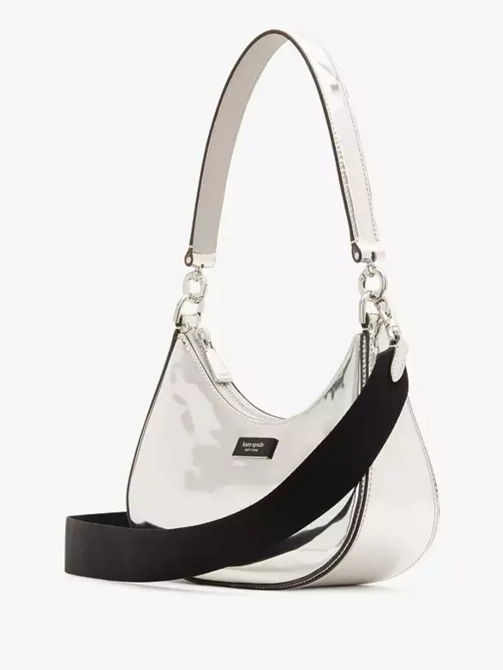 Kate Spade New York Sam Icon Metallic Small Convertible Crossbody, NWT